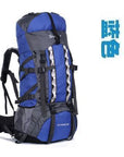 Lemochic 100L Adjustable Waterproof Mountaineering Rucksack Sports Travel Bags-Shop1397529 Store-Blue Color-Bargain Bait Box