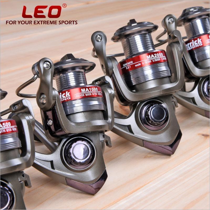 Leo Ma500-Ma6000 12Bb 5.2:1 Sea Spinning Fishing Reel Gapless Metal Left-Spinning Reels-Outdoor life stores Store-1000 Series-Bargain Bait Box