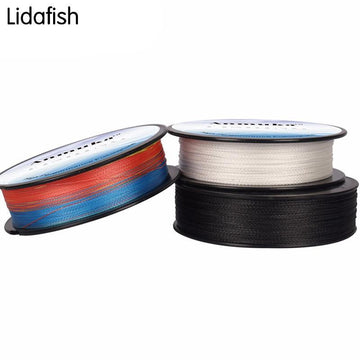 Lidafash Colors Fishing Braided Line High Quality 100 Meters Pe Line Fiber Women-Fahrenheit01 Store-white-0.4-Bargain Bait Box