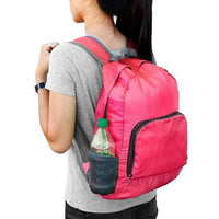 Lightweight Foldable Waterproof Nylon Women Men Children Skin Pack Backpack-Online Gym Store-rose red-Bargain Bait Box