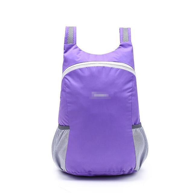 Lightweight Nylon Foldable Backpack Waterproof Backpack Folding Bag Ultralight-Shop3209045 Store-Purple-Bargain Bait Box