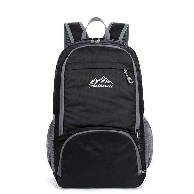 Lightweight Skin Bag Waterproof Nylon Backpack Foldable Bagpack Men Women-Vanchic Outdoor Store-black-Bargain Bait Box