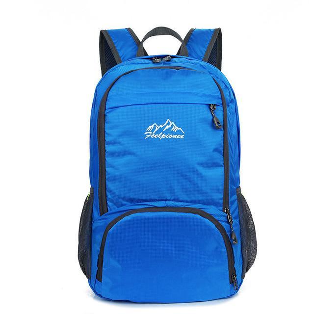 Lightweight Skin Bag Waterproof Nylon Backpack Foldable Bagpack Men Women-Vanchic Outdoor Store-blue-Bargain Bait Box