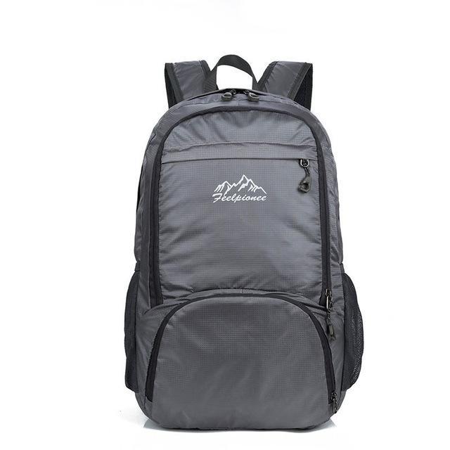 Lightweight Skin Bag Waterproof Nylon Backpack Foldable Bagpack Men Women-Vanchic Outdoor Store-gray-Bargain Bait Box