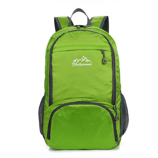 Lightweight Skin Bag Waterproof Nylon Backpack Foldable Bagpack Men Women-Vanchic Outdoor Store-green-Bargain Bait Box
