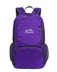 Lightweight Skin Bag Waterproof Nylon Backpack Foldable Bagpack Men Women-Vanchic Outdoor Store-Purple-Bargain Bait Box