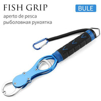 Linnhue Aluminum Alloy Fishing Grip Pliers Stainless Steel Fish Gripper Hook-Fishing Tools-Linnhue Fishing Store-Blue grip-Bargain Bait Box