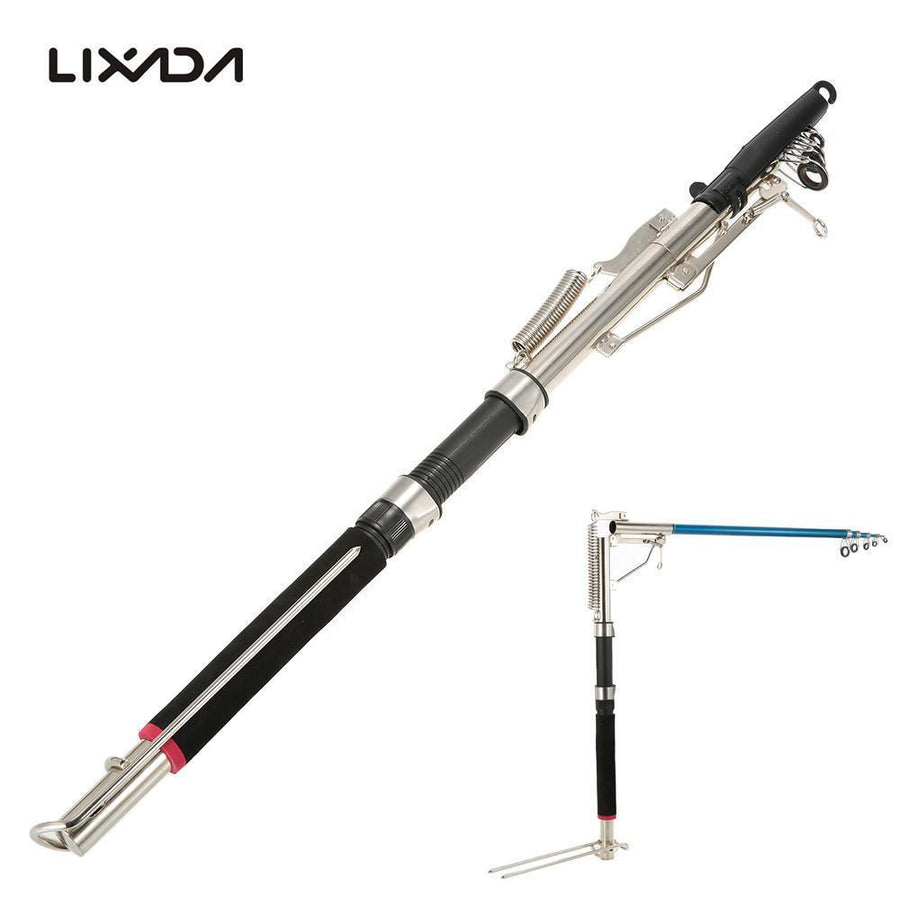 Lixada 2.1M 2.4M 2.7M Automatic Fishing Rod Glass Fiber Telescopic Fish Rods-Automatic Fishing Rods-Sports Zone-Keep you heathy-2.1 m-Bargain Bait Box
