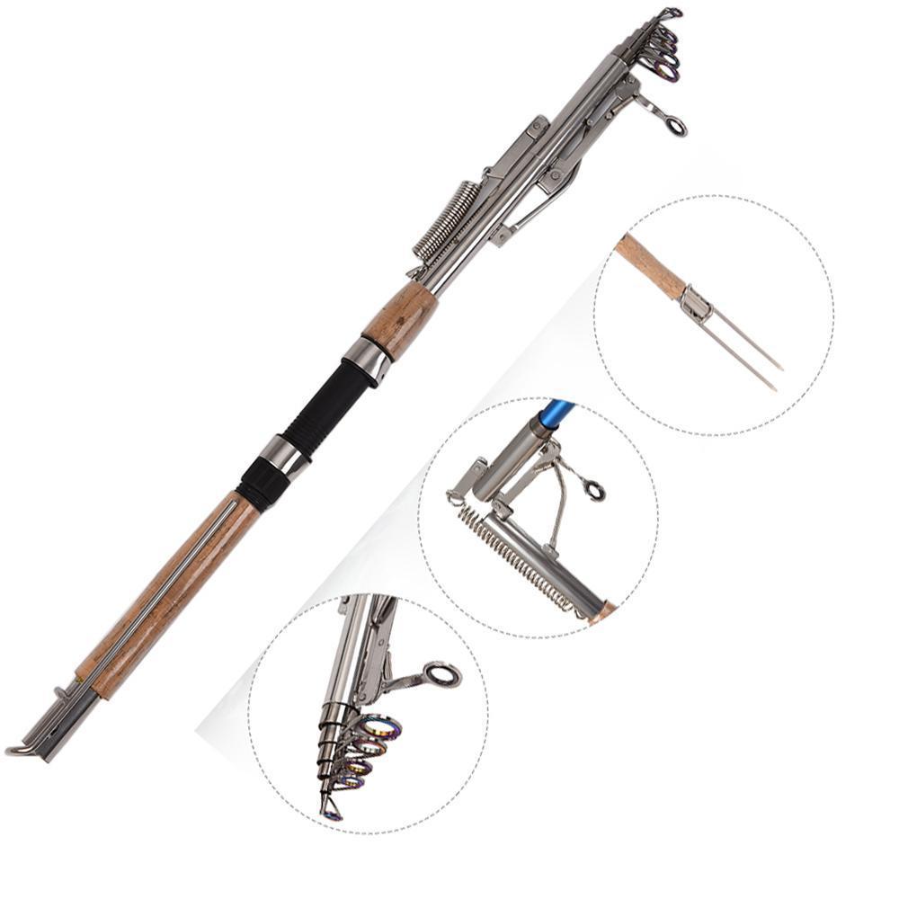Lixada Fishing Rod Automatic Rod 2.1/2.4/2.7/3.0M Adjustable Telescopic Carbon-Automatic Fishing Rods-Enjoy Sports^_^-2.1 m-Bargain Bait Box