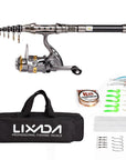 Lixada Fishing Rod Reel Lure Combo Full Kit Telescopic Rod Gear +Spinning-LIXADA Official Store-1.5m-Bargain Bait Box