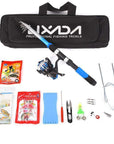 Lixada Telescopic Fishing Rod Reel Combo Full Kit Spinning Reel Pole Set With-LIXADA Official Store-Blue-Bargain Bait Box
