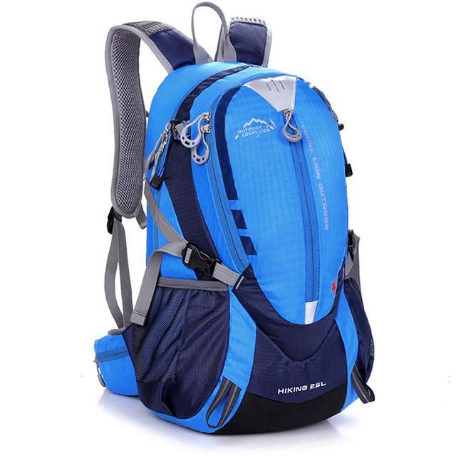 Local Lion 25L Climbing Backpack Quality Waterproof Nylon Hiking Backpack-GobyGo Sporting Store-Blue-Bargain Bait Box