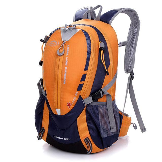 Local Lion 25L Climbing Backpack Quality Waterproof Nylon Hiking Backpack-GobyGo Sporting Store-Orange-Bargain Bait Box