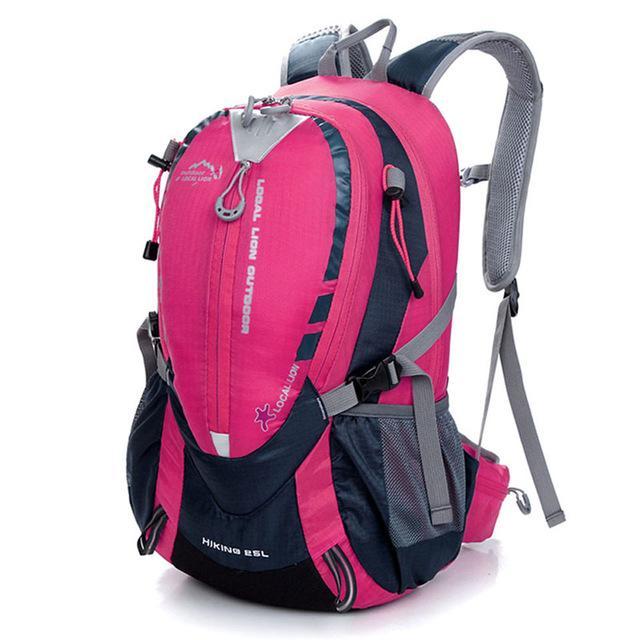 Local Lion 25L Climbing Backpack Quality Waterproof Nylon Hiking Backpack-GobyGo Sporting Store-Pink-Bargain Bait Box
