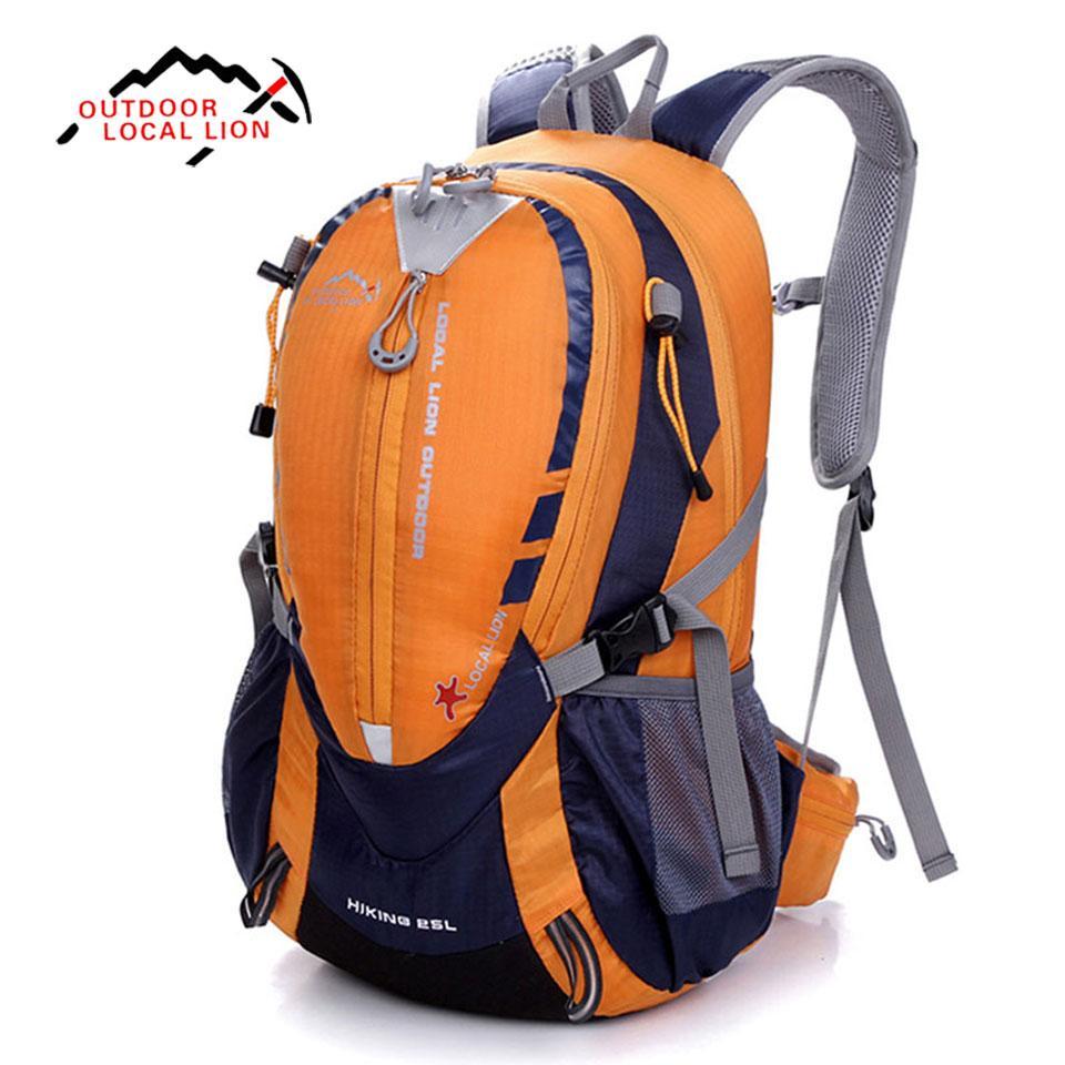 Local Lion 25L Climbing Backpack Quality Waterproof Nylon Hiking Backpack-GobyGo Sporting Store-Yellow-Bargain Bait Box