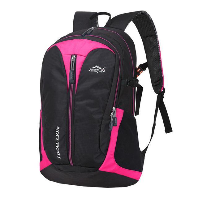 Local Lion 28L Outdoor Sports Backpack Climbing Travelling Hiking Cycling Bag-WEST BIKING Cycling Equipment Co., Ltd.-Pink-Bargain Bait Box