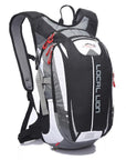 Locallion Sport Backpack For Bicycle Black White Patchwork Printing Riding-Let's Travel Store-black-Bargain Bait Box