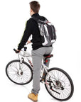 Locallion Sport Backpack For Bicycle Black White Patchwork Printing Riding-Let's Travel Store-blue-Bargain Bait Box