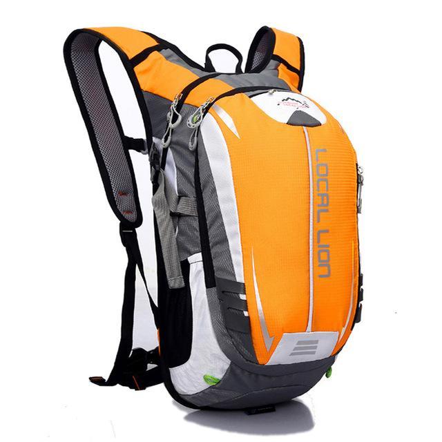 Locallion Sport Backpack For Bicycle Black White Patchwork Printing Riding-Let&#39;s Travel Store-yellow-Bargain Bait Box