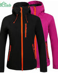 Loclimb Fleece Heated Softshell Waterproof Outdoor Ski Jacket Women Mountain-LoClimb Store-rose-S 155-Bargain Bait Box