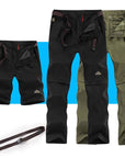 Loclimb Men'S Removable Camping Hiking Pants Men Summer Outdoor Sport Trousers-LoClimb Store-black-Asian Size L 165-Bargain Bait Box