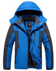 Loclimb Plus Size L-9Xl Warm Winter Camping Hiking Jackets Men Windproof-LoClimb Store-blue-Asian Size L-Bargain Bait Box