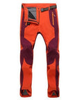 Loclimb Stretch Waterproof Ski Hiking Pants Women Men Outdoor Sport Trousers-LoClimb Store-women orange-Asian S-Bargain Bait Box