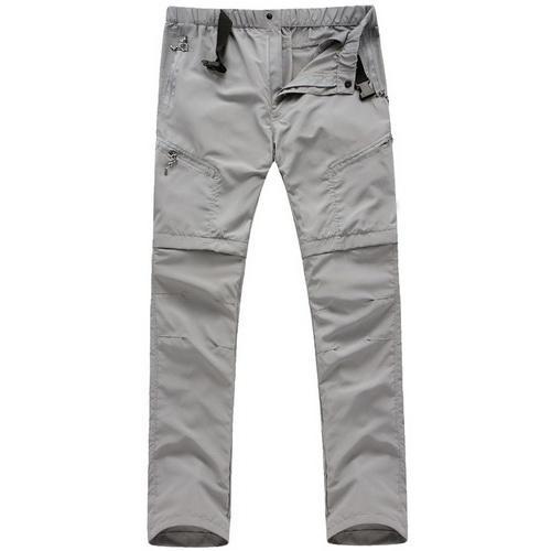 Loclimb Summer Men Multifunction Waterproof Hiking Pants Outdoor Camping-LoClimb Store-light gray-Asian Size S-Bargain Bait Box