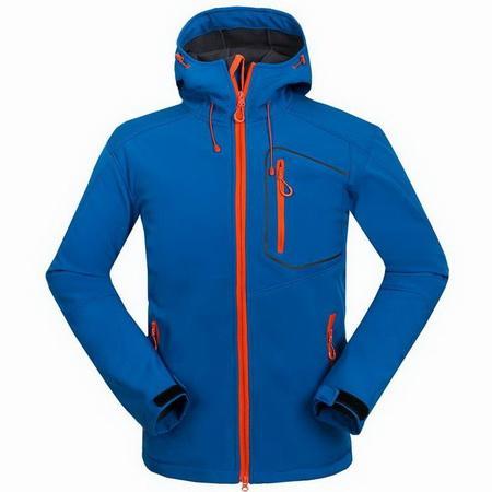 Loclimb Waterproof Fleece Heated Softshell Hiking Jackets Men Outdoor Sport-LoClimb Store-blue-Asian M-Bargain Bait Box