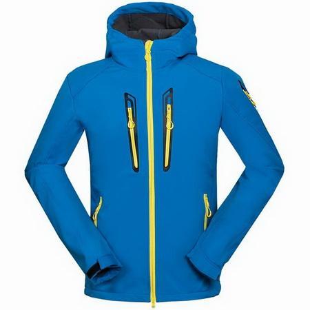 Loclimb Waterproof Fleece Softshell Hiking Jackets Men Winter Trekking Camping-LoClimb Store-blue-S 170-Bargain Bait Box