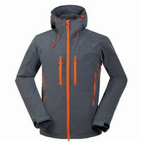 Loclimb Winter Warm Softshell Ski Jacket Men Waterproof Outdoor Sport Coats-LoClimb Store-gray-Asian S-Bargain Bait Box