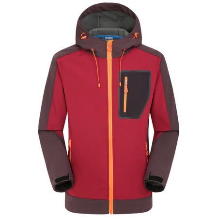Loclimb Winter Waterproof Softshell Jacket Men Fishing Climbing Windproof Rain-LoClimb Store-red-S 167-Bargain Bait Box