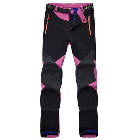 Loclimb Women Winter Softshell Ski Pants Warm Fleece Waterproof Trousers Outdoor-LoClimb Store-purple-Asian S-Bargain Bait Box
