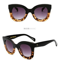 Long Keeper Brand Designer Women Square Retro Men Sunglasses Fashion-Sunglasses-LongKeeper's Store-black leopard-Bargain Bait Box