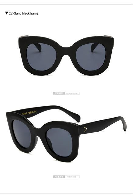 Long Keeper Brand Designer Women Square Retro Men Sunglasses Fashion-Sunglasses-LongKeeper's Store-sand black-Bargain Bait Box