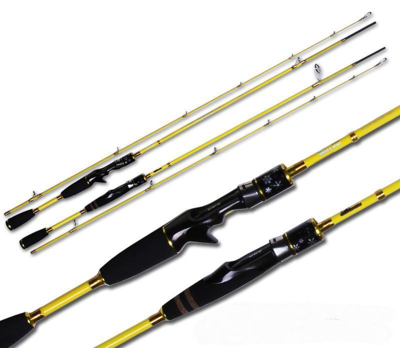 Lovers Lure Rod 2.13M Power Ml 2 Section Carbon Spinning Casting Lure Rod Many-Spinning Rods-ZHANG &#39;s Professional lure trade co., LTD-Yellow-Bargain Bait Box