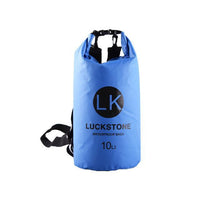 Luckstone 500D Pvc Waterproof Rafting Bag Dry 5 Colors Swimming Kayaking Storage-Dry Bags-Bargain Bait Box-10L blue-Bargain Bait Box