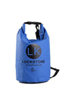 Luckstone 500D Pvc Waterproof Rafting Bag Dry 5 Colors Swimming Kayaking Storage-Dry Bags-Bargain Bait Box-5L blue-Bargain Bait Box