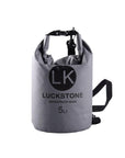 Luckstone 500D Pvc Waterproof Rafting Bag Dry 5 Colors Swimming Kayaking Storage-Dry Bags-Bargain Bait Box-5L gray-Bargain Bait Box