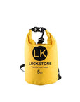 Luckstone 500D Pvc Waterproof Rafting Bag Dry 5 Colors Swimming Kayaking Storage-Dry Bags-Bargain Bait Box-5L yellow-Bargain Bait Box