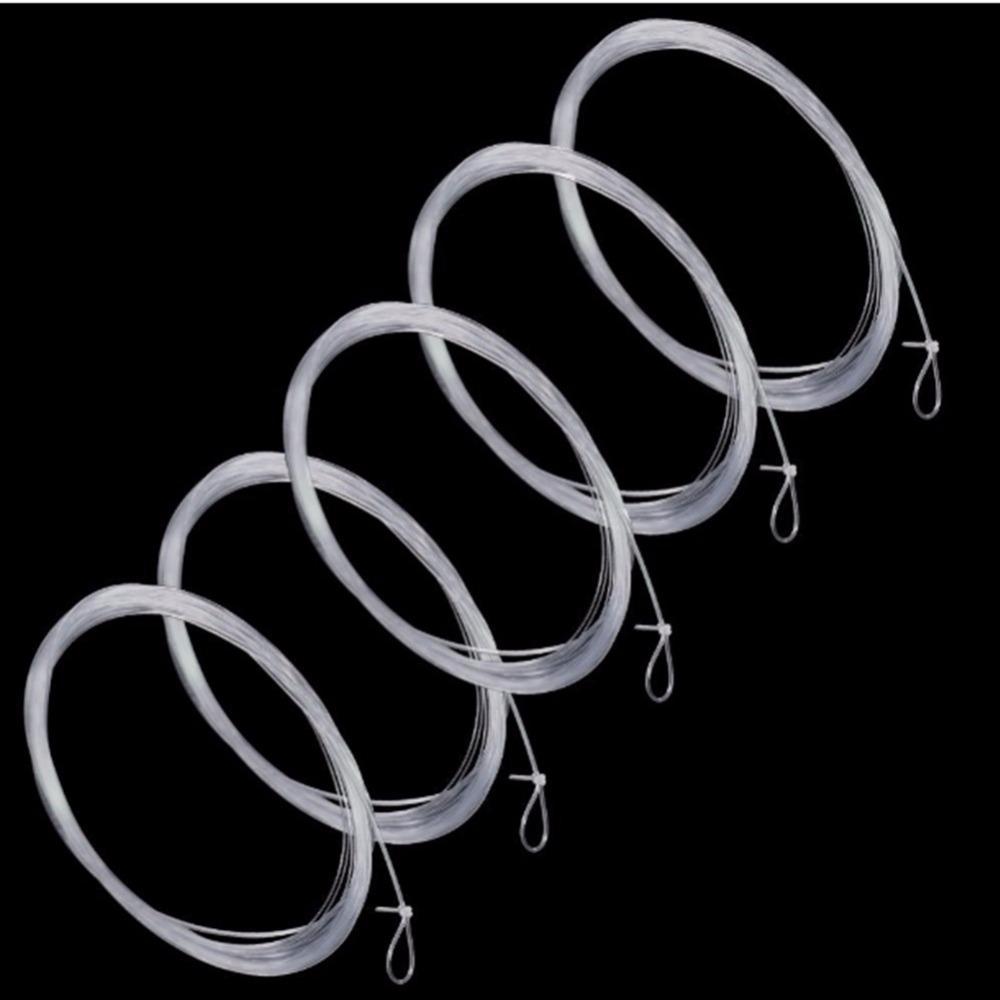 Lumiparty 5 Pack 9Ft Transparent Fly Fishing Line 0X To 7X Fly Fishing Tapered-Cycling Zone Store-0x-Bargain Bait Box