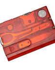 Lumiparty Outdoor Camping Survival Card Pocket Portable Multi Purpose Tool Card-Primitive man Store-Red-Bargain Bait Box