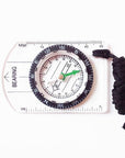 Lumiparty Professional Mini Compass Map Scale Ruler Multifunctional Equipment-Primitive man Store-Bargain Bait Box