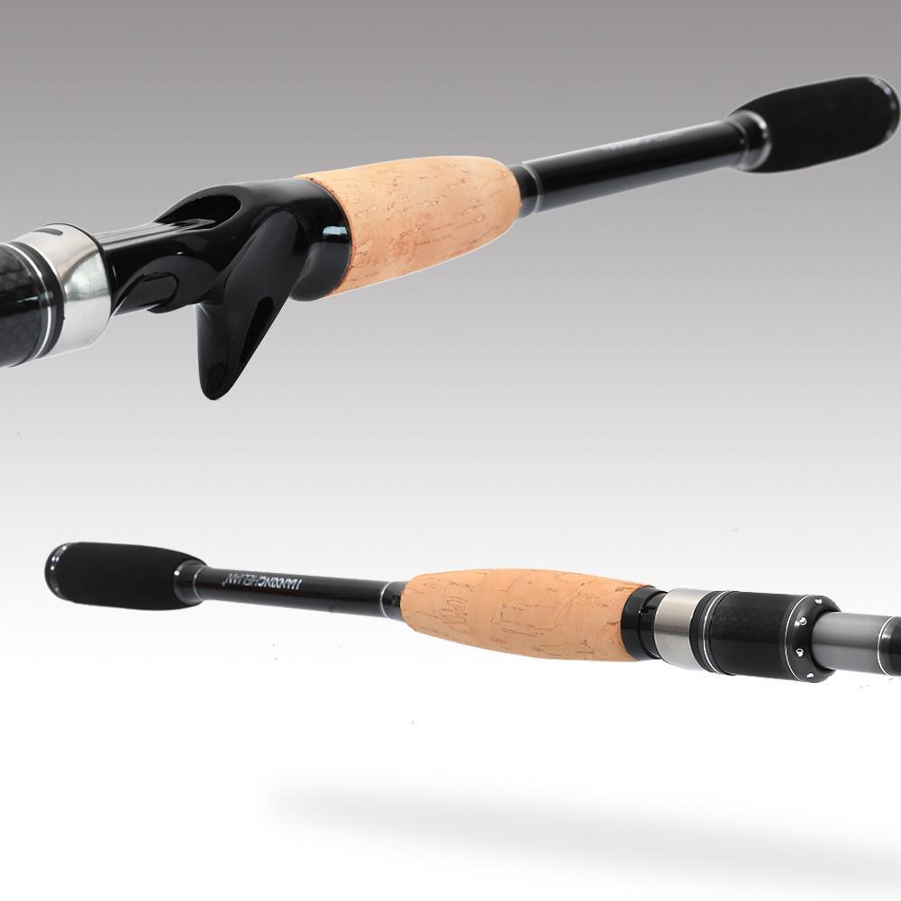 Lure Fishing Rod Ultralight Carbon Spinning Casting Rod 2.1M 2.4M 2.7M M Power 4-Spinning Rods-HANXINGHELIAN Fishing Tackle Store-White-2.1 m-Bargain Bait Box