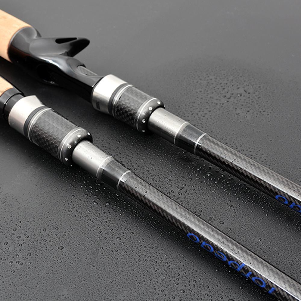 Lure Fishing Rod Ultralight Carbon Spinning Casting Rod 2.1M 2.4M 2.7M M Power 4-Spinning Rods-HANXINGHELIAN Fishing Tackle Store-White-2.1 m-Bargain Bait Box