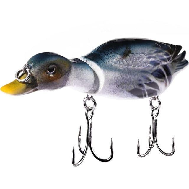 Lurequeen 12Cm 26G Floating Duck Fishing Lure Crankbait Jointed