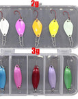 Lushazer Dd Spoon 8Pcs/Lot Fishing Bait 5G 10G Silver Gold Spinnerbait Metal-LUSHAZER Official Store-10pcs baits-Bargain Bait Box