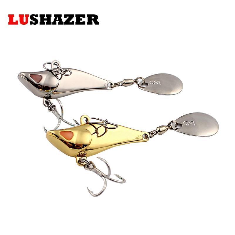 Lushazer Fishing Lure Spoon 7.5G 10G 15G 20G Metal Lure Carp Fishing Lures-LUSHAZER Official Store-7g silver-Bargain Bait Box