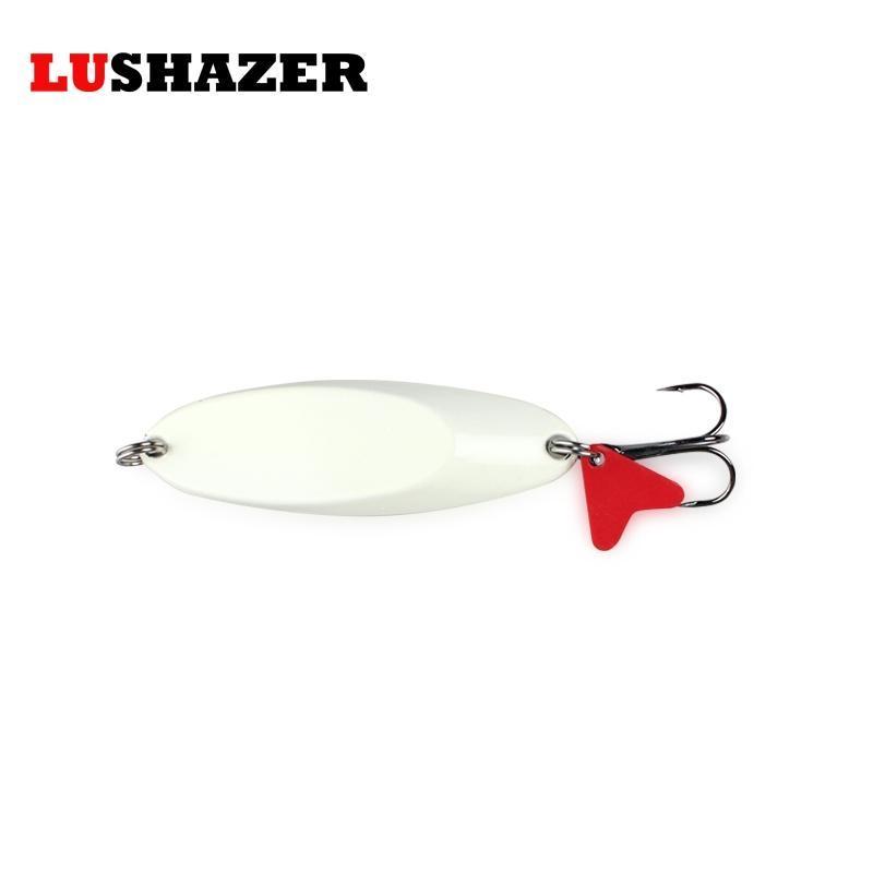 Lushazer Fishing Spoon Lures Nightlight 7G 10G 14G 19G 29G Metal Lures-LUSHAZER Official Store-7g-Bargain Bait Box