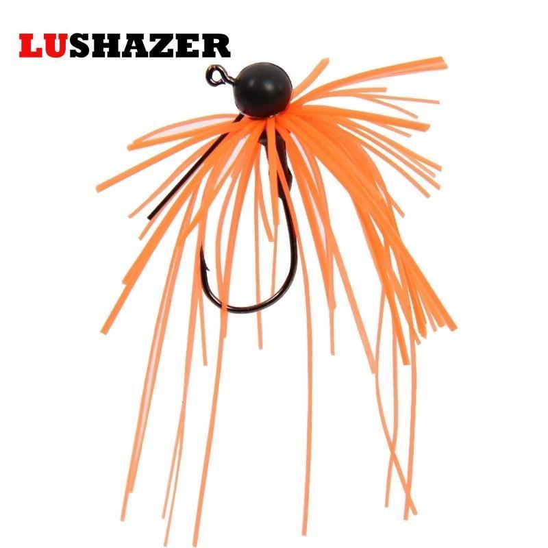 Lushazer Tungsten Fishing Weights Hooks Rubber Jig 3.5G Lead Jig Head Fishing-LUSHAZER Official Store-A-Bargain Bait Box